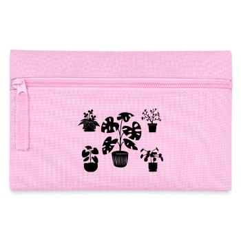 Zimmerpflanzen fünf - Federtasche - Rosa - Vorne