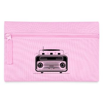 Oldschool Radio - Pencil Case - pink - Front