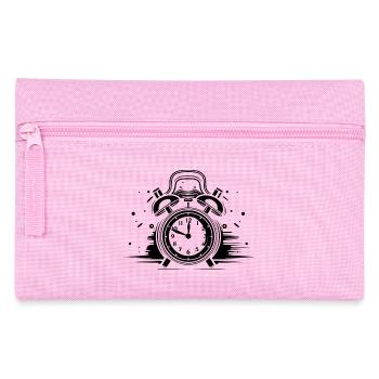Uhr Skizze - Federtasche - Rosa - Vorne