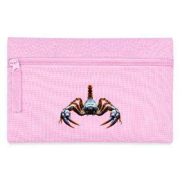 Scorpion claws stinger exoskeleton segment animal - Federtasche - Rosa - Vorne