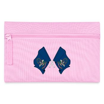 Two flags crossed North Dakota - Pencil Case - pink - Front