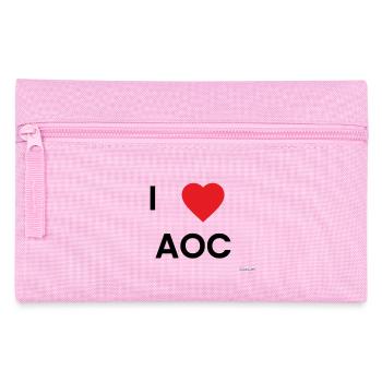 Ich liebe AOC - Federtasche - Rosa - Vorne