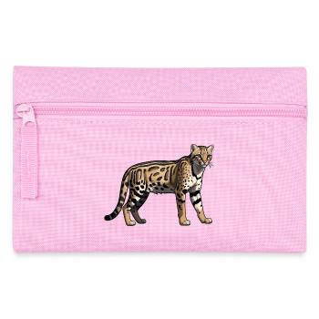 Cheetah - Cute Wildcat Motifs - Pencil Case - pink - Front