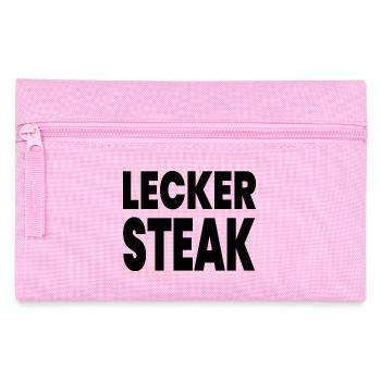 Steak - Federtasche - Rosa - Vorne