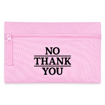 No Thank You - Federtasche - Rosa - Vorne