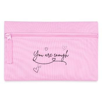 you are enough - Pencil Case - pink - Front