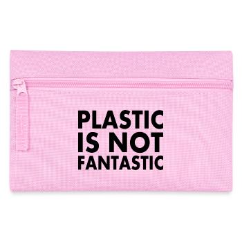 Plastic is not fantastic - Federtasche - Rosa - Vorne