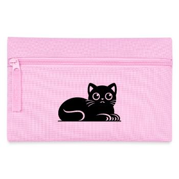 Petit chat gras Dessin - Trousse - rose - Devant