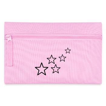 falling stars - Pencil Case - pink - Front