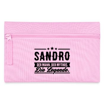 Man Myth Legend Sandro - Pencil Case - pink - Front