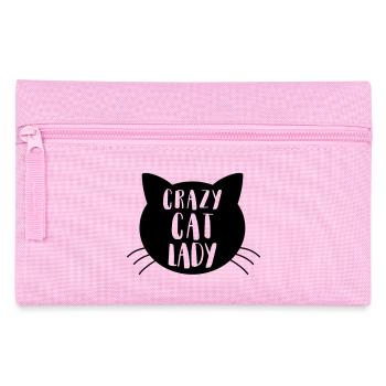 Crazy cat Lady - Pencil Case - pink - Front