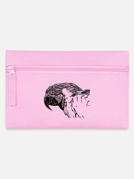 Papagei - Federtasche - Rosa
