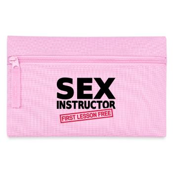 Sex Instructor - Federtasche - Rosa - Vorne