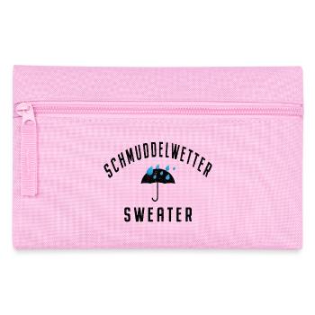 Schmuddelwetter Sweater Regen Kuscheln Hamburg - Federtasche - Rosa - Vorne