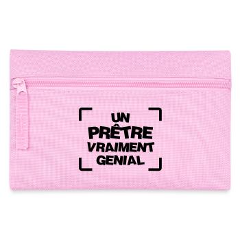 Prêtre / Pretre / Curé / Catho / Catholique - Trousse - rose - Devant