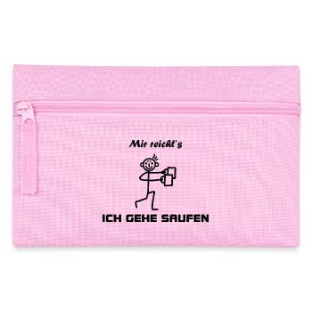 Mir reicht's - Ich gehe saufen - Federtasche - Rosa - Vorne
