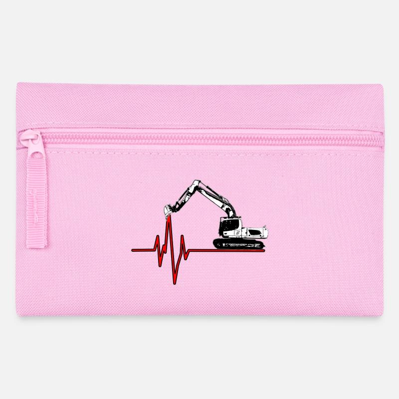 Excavator pulse new - Pencil Case - pink