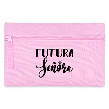 Futura Señora Engagement Bridal Shower Wedding - Pencil Case - pink - Front