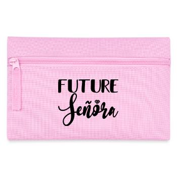 Future Señora Engagement Bridal Shower Wedding - Pencil Case - pink - Front