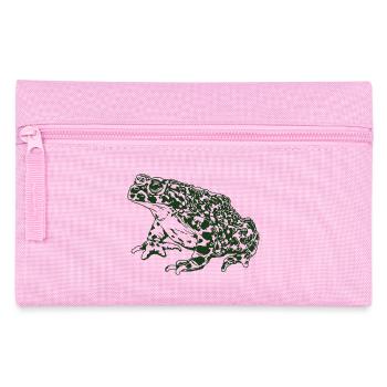 Krötenfrosch Grafik Aquatische Amphibienfrosch Liebhaber - Federtasche - Rosa - Vorne