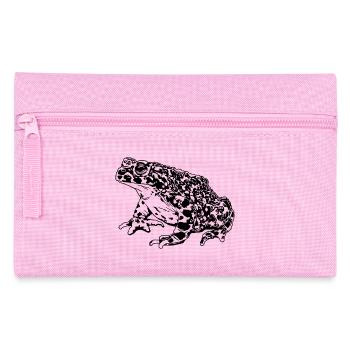 Toad Frog Graphic Aquatic Amphibian Frog Lovers - Pencil Case - pink - Front