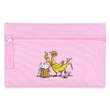 Oiseau ivre - Trousse - rose - Devant