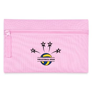 Balle, volley-ball avec étoiles - Trousse - rose - Devant