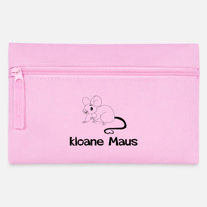 kloane Maus - small, Austrian dialect - Pencil Case - pink