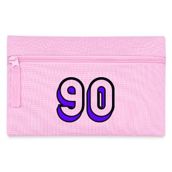 90 JAHRE. 90-JÄHRIGES JUBILÄUM. GEBURTSTAG 90 JAHRE. 90 - Federtasche - Rosa - Vorne