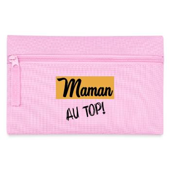 MAMAN. FÊTE DES MÈRES - Trousse - rose - Devant