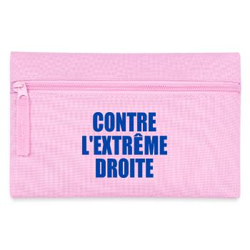 Against the far right - Pencil Case - pink - Front