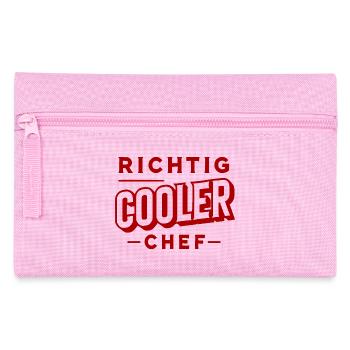 Richtig cooler Chef - Federtasche - Rosa - Vorne