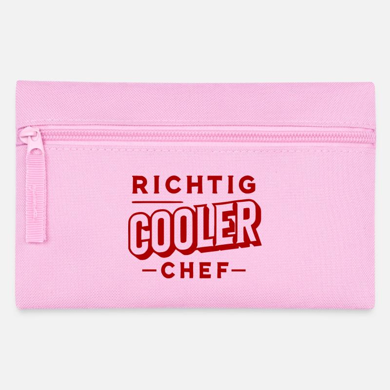 Richtig cooler Chef - Federtasche - Rosa