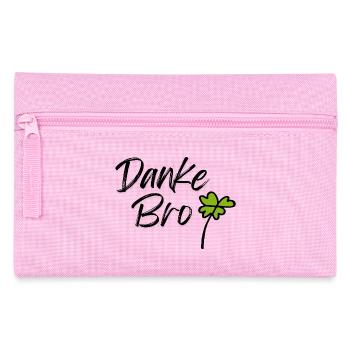 Danke Bro - Federtasche - Rosa - Vorne