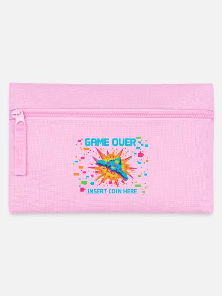 Game Over Neon Arcade Game - Federtasche - Rosa
