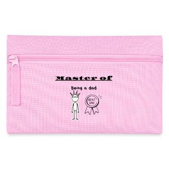 Master of Being a dad - Pencil Case - pink - Front