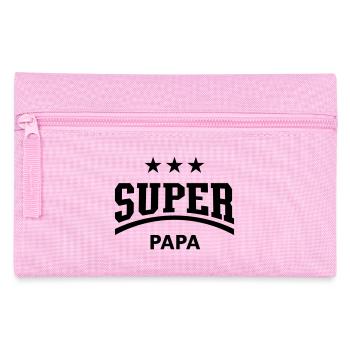 Super Dad (Daddy / Dad / Dad / Father's Day / B) - Pencil Case - pink - Front