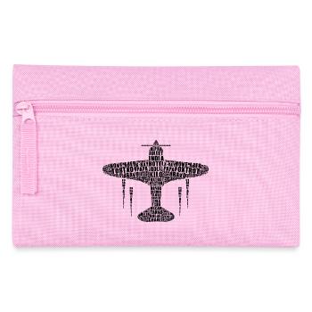 Phonetic Alphabet Pilot Shirt - Pencil Case - pink - Front