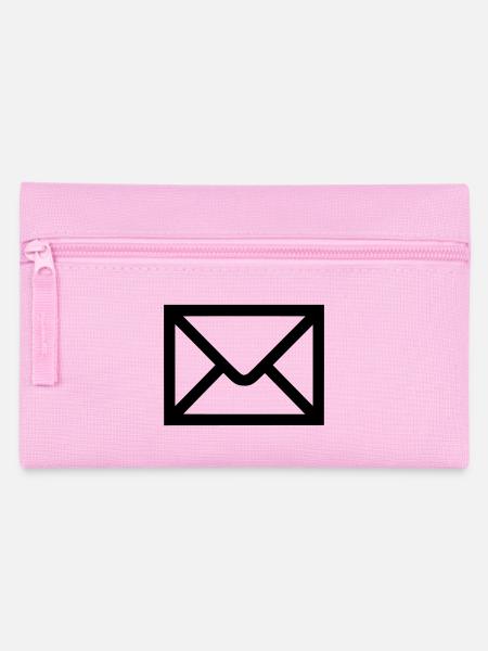 Lettre - post - Email - Trousse - rose