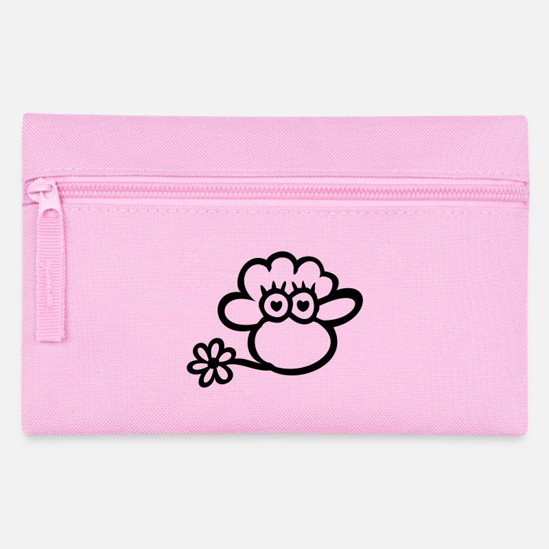 Sheep in love - Pencil Case - pink