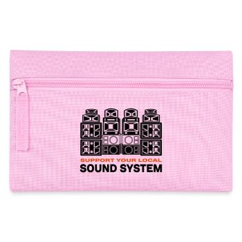 support sound system - Trousse - rose - Devant