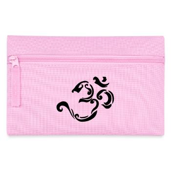 Tribal Om-Design Hinduism Spiritual Symbol Yoga - Pencil Case - pink - Front