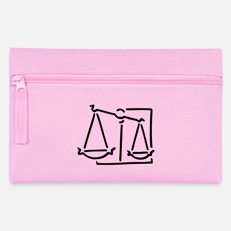 Sternzeichen waage - Federtasche - Rosa