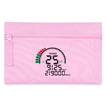 Jahre 25 Jahre Jubiläum Meter - Federtasche - Rosa - Vorne