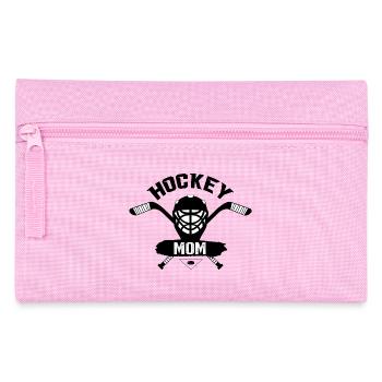 Maman de hockey - Trousse - rose - Devant