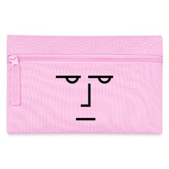 A serious look - Pencil Case - pink - Front