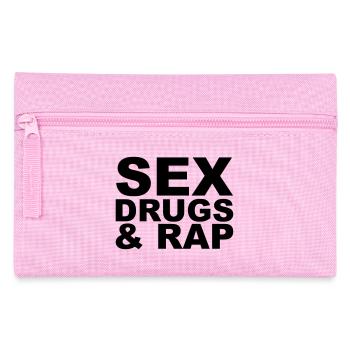 Sex Drugs & Rap - Pencil Case - pink - Front