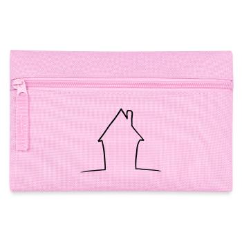 Linien Haus - Federtasche - Rosa - Vorne
