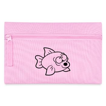 Poissons drôles - Trousse - rose - Devant
