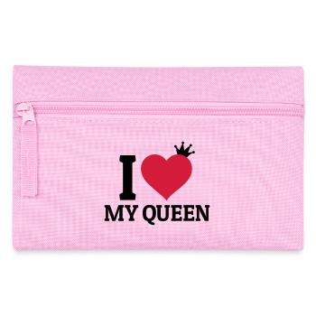 I love my Queen - Pencil Case - pink - Front